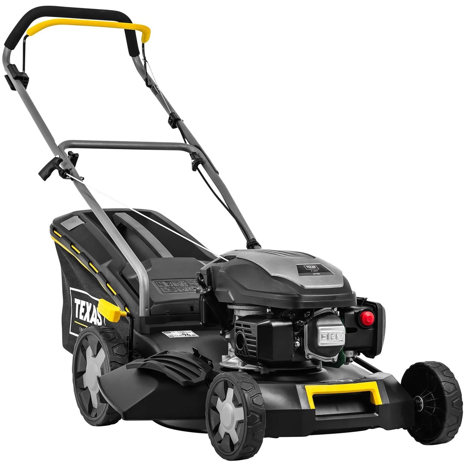 Texas Benzin-Rasenmäher XT 460 Schwarz-Grau 46 cm 2,6 kW