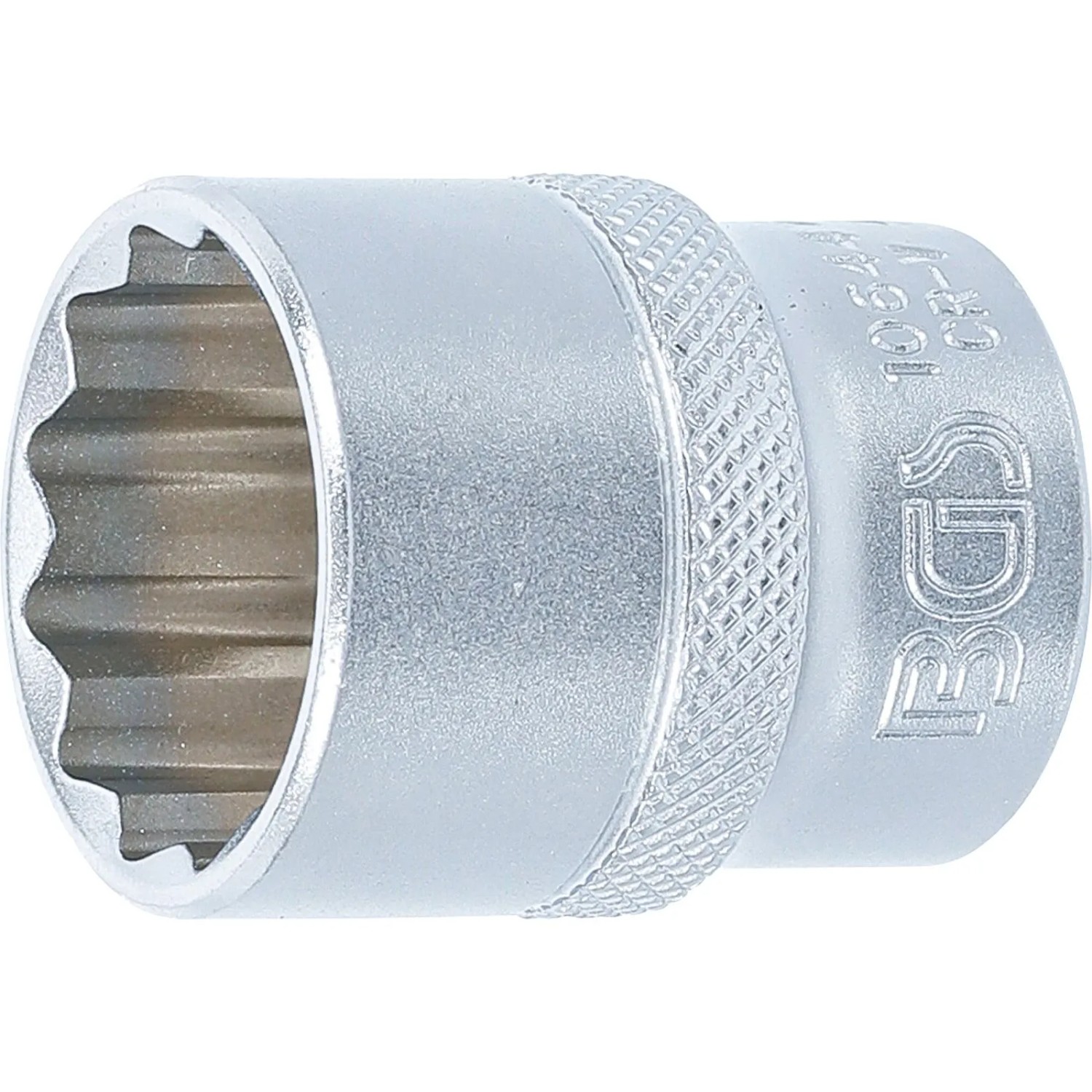 BGS Steckschlüssel Einsatz Zwölfkant Antrieb Innenvierkant 12 5 Mm  1 2 Zoll  SW 24 Mm 10644
