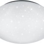 Weiße LED-Deckenleuchte Putz mit Sternenhimmel-Effekt, 15W, ideal für Bad und Wohnraum.