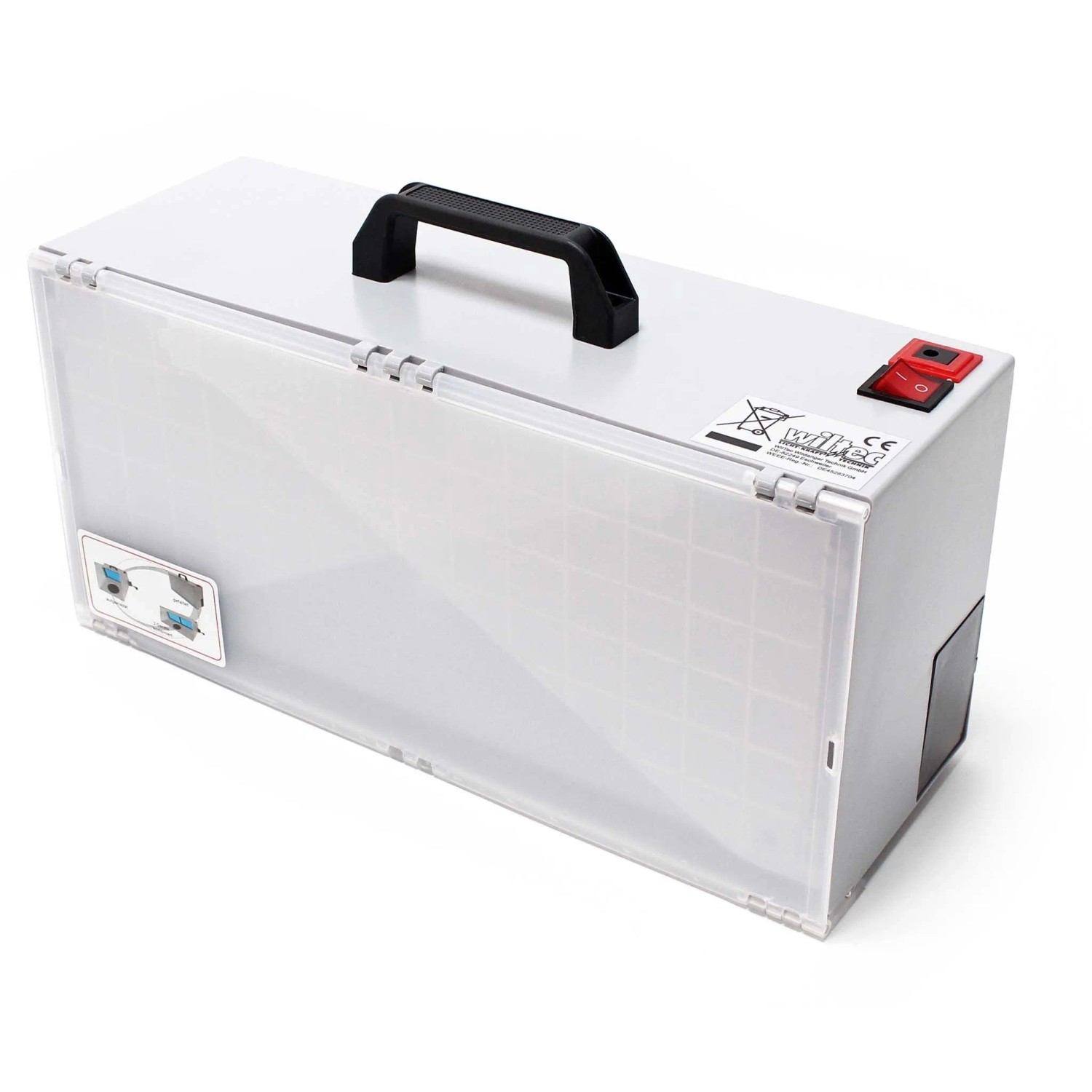Wiltec Airbrush Absauganlage 3M³/Min 52Db Absaugung Farbe Farbnebel Erweiterbar_4