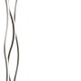 Moderne Trio LED Stehleuchte Blaze in gebürstetem Aluminium. Design-Stehlampe mit dimmbarer Lichtfarbe.