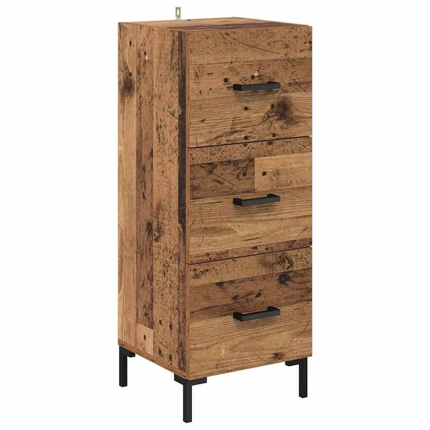 vidaXL Sideboard Altholz 34,5 x 34 x 90 cm Holzwerkstoff 881558 günstig online kaufen