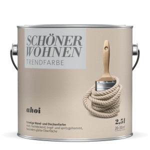 Schöner Wohnen Trendfarbe Ahoi, 2,5l Dose, matte Wandfarbe.