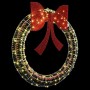 vidaXL Kranz mit 150 LEDs Warmweiß 120 cm PET 42019135_2