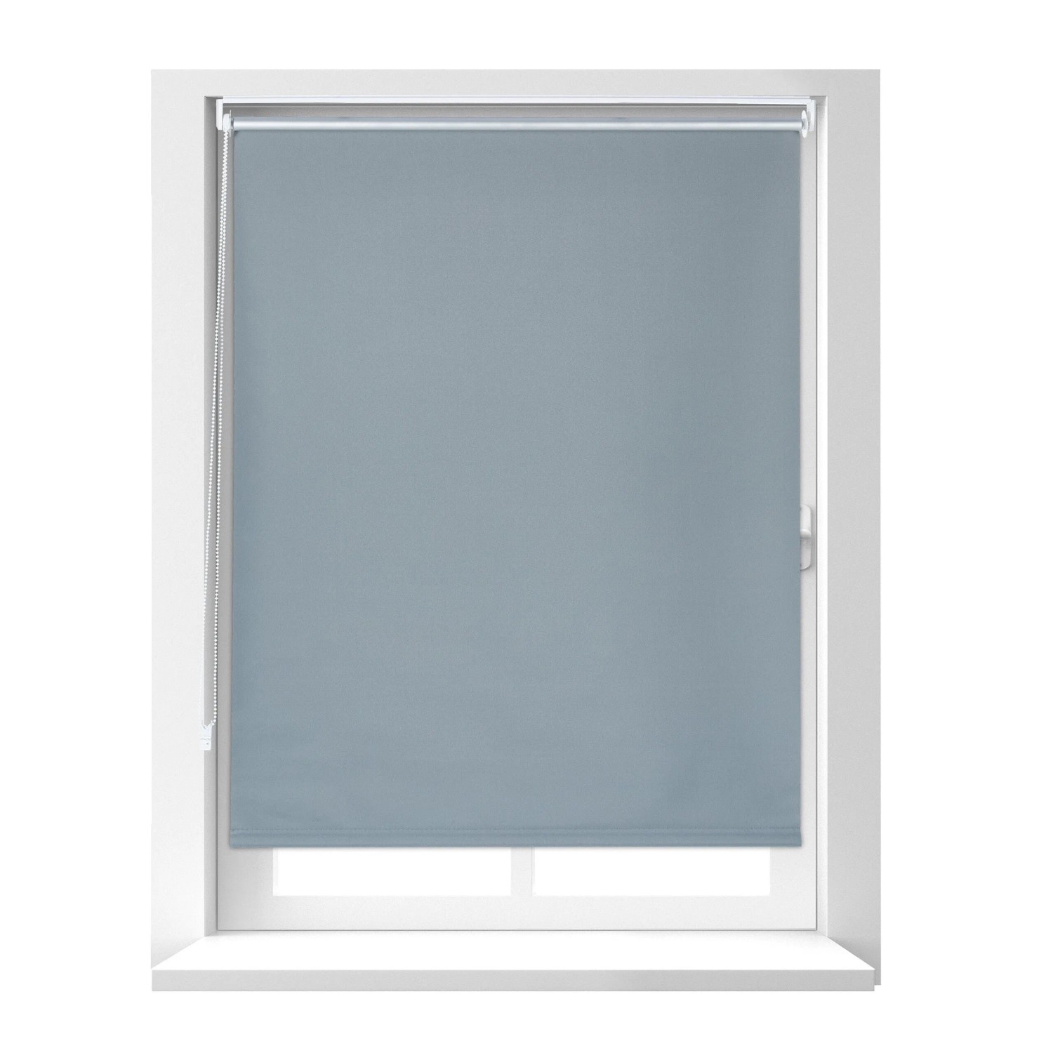 Relaxdays Thermorollo Kunststoff Grau Verdunkelnd Blickdicht 100 cm x 160 cm 1 kg