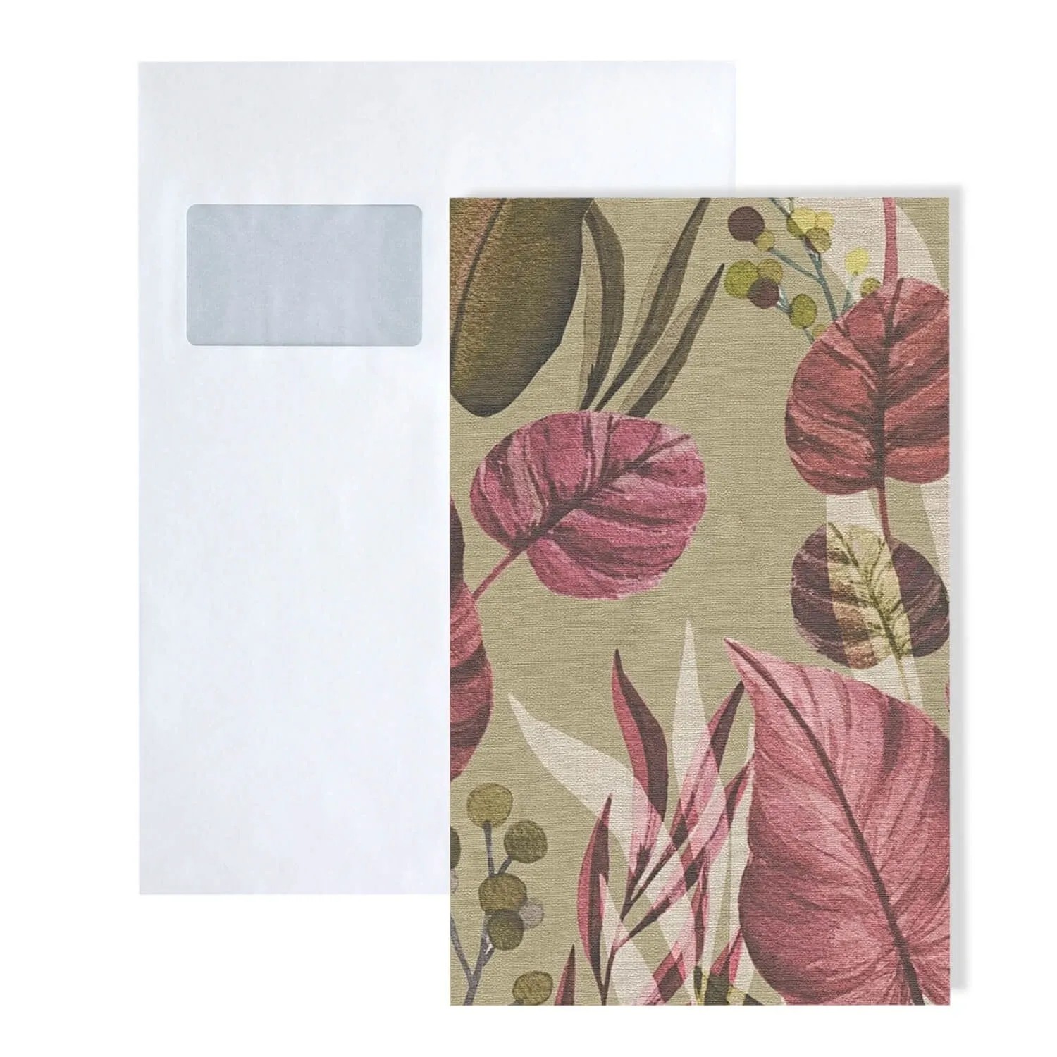 PROFHOME S-782192-GU DIN A4 Muster der Floralen Tapete 1 Musterstück