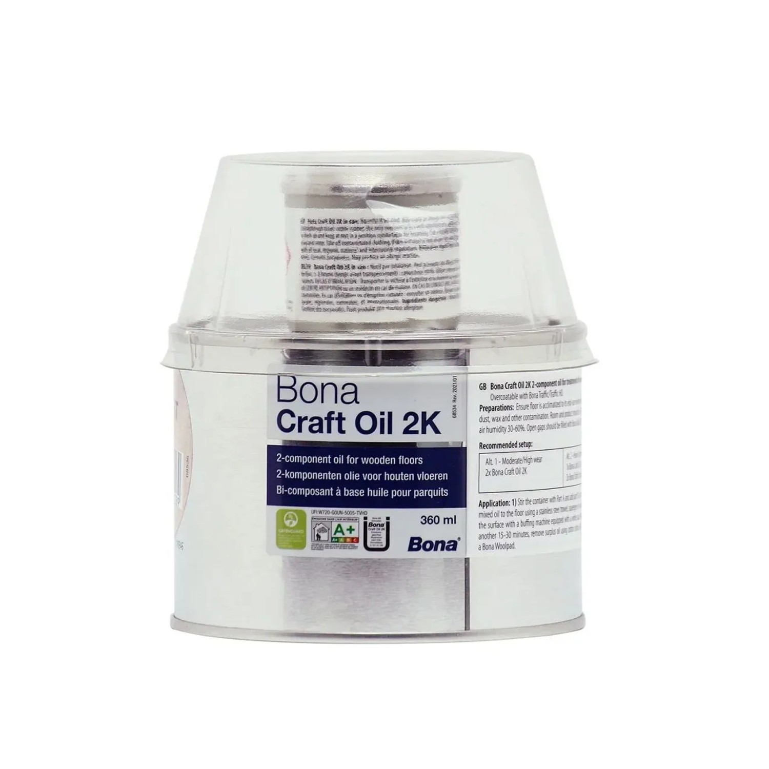 Bona Craft Oil 2k Frost 400 ml Weiß