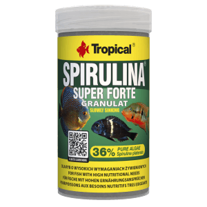 Tropical Fischfutter-Granulate Super Spirulina Forte 36 % Granulat 100 ml
