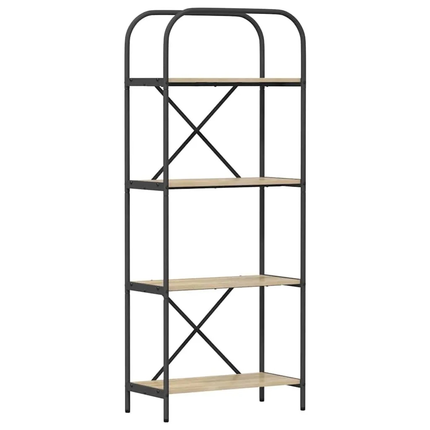 vidaXL Bücherregal Sonoma-Eiche 60 x 30 x 146 cm Holzwerkstoff 879858 günstig online kaufen