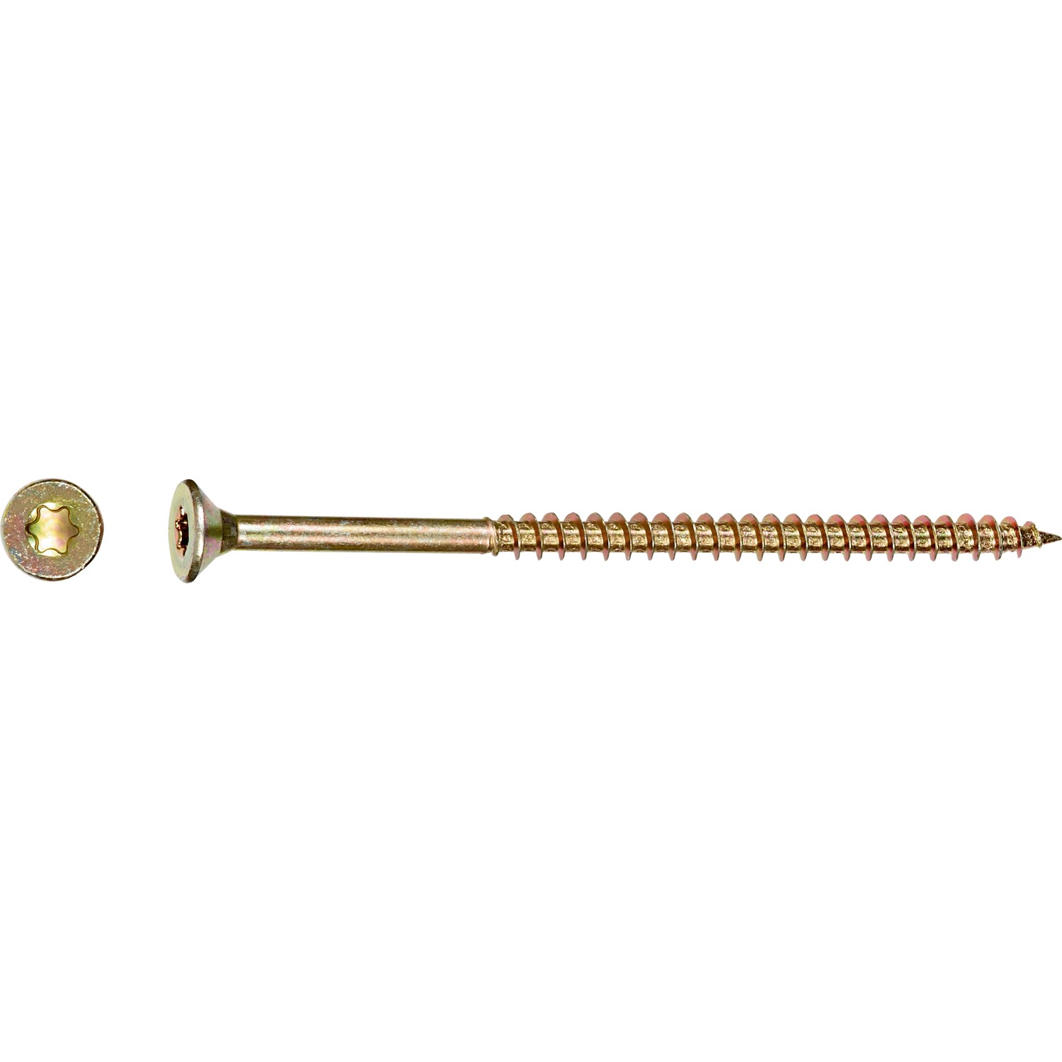 LUX Senkkopf Spanplattenschraube TX-Antrieb Ø 5 mm x 80 mm 50 Stück