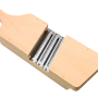 Holz Krauthobel/Gemüsehobel mit drei Klingen und Griff, Küchenausstattung.