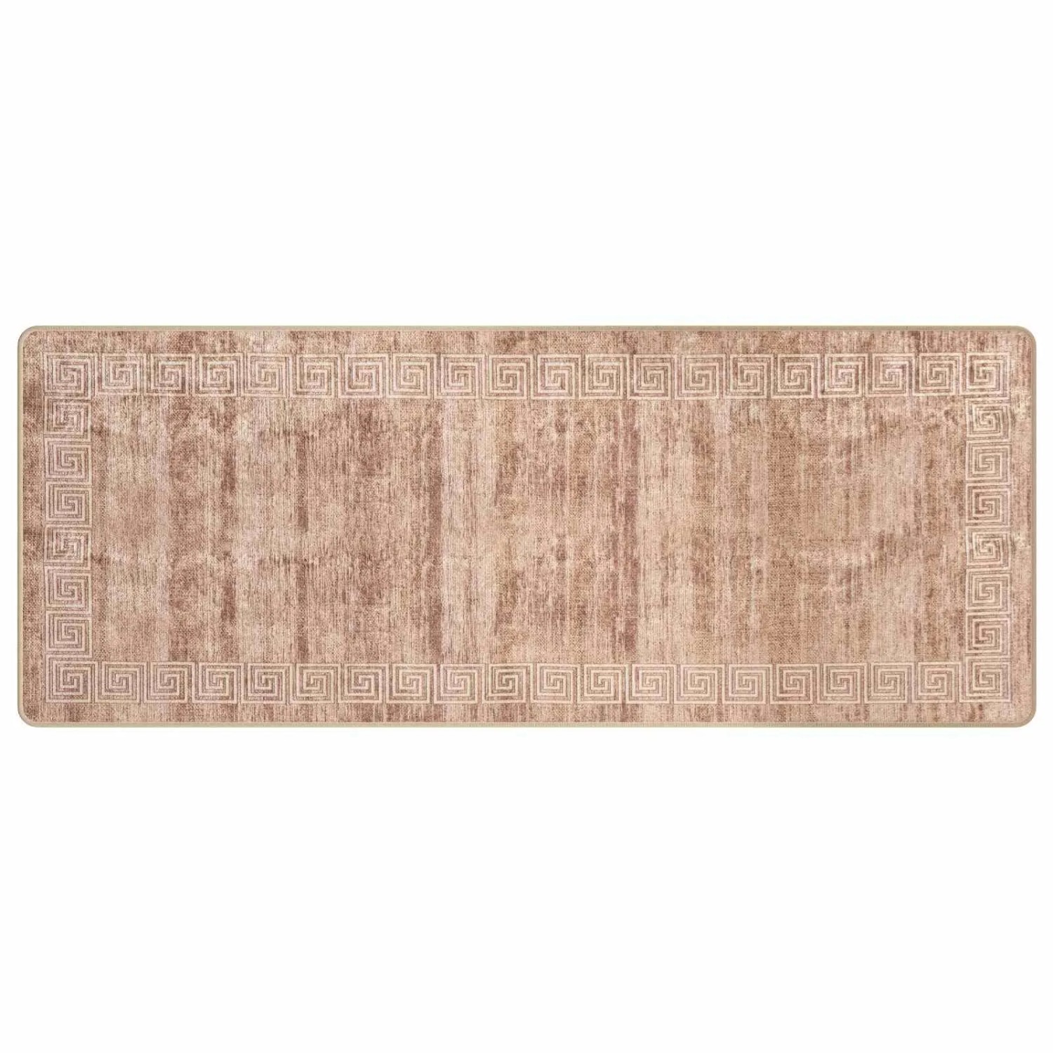 vidaXL Teppichläufer MARSA Weiß 80 x 200 cm Polyester und PVC 42023309