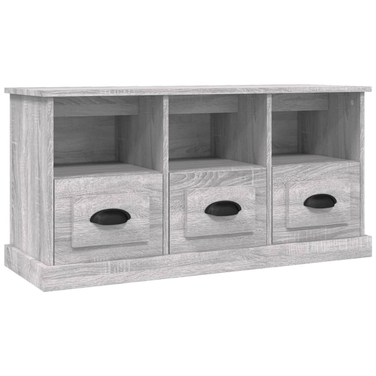 Vidaxl Tv-schrank Grau Sonoma 100x35x50 Cm Holzwerkstoff günstig online kaufen