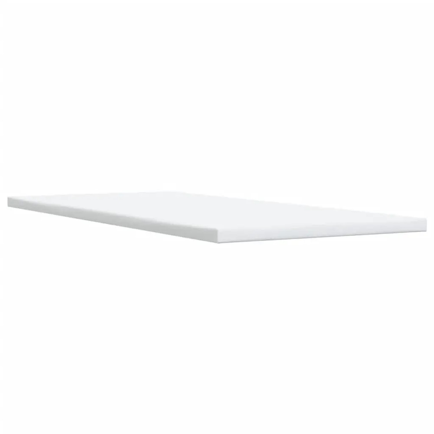 Matratzenauflage in Weiß für Boxspringbett 90x190 cm.