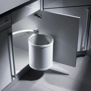 HAILO Abfallsammler Mülleimer Mono 15L Weiß 3515001