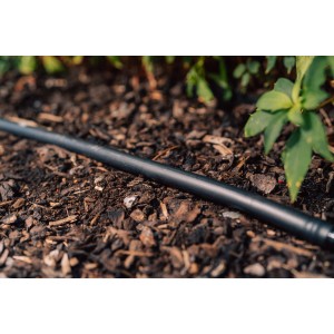 Geka Drip Versorgungsrohr, Ø 16 mm, 25 m, im Beet verlegt. Micro-Drip-System.