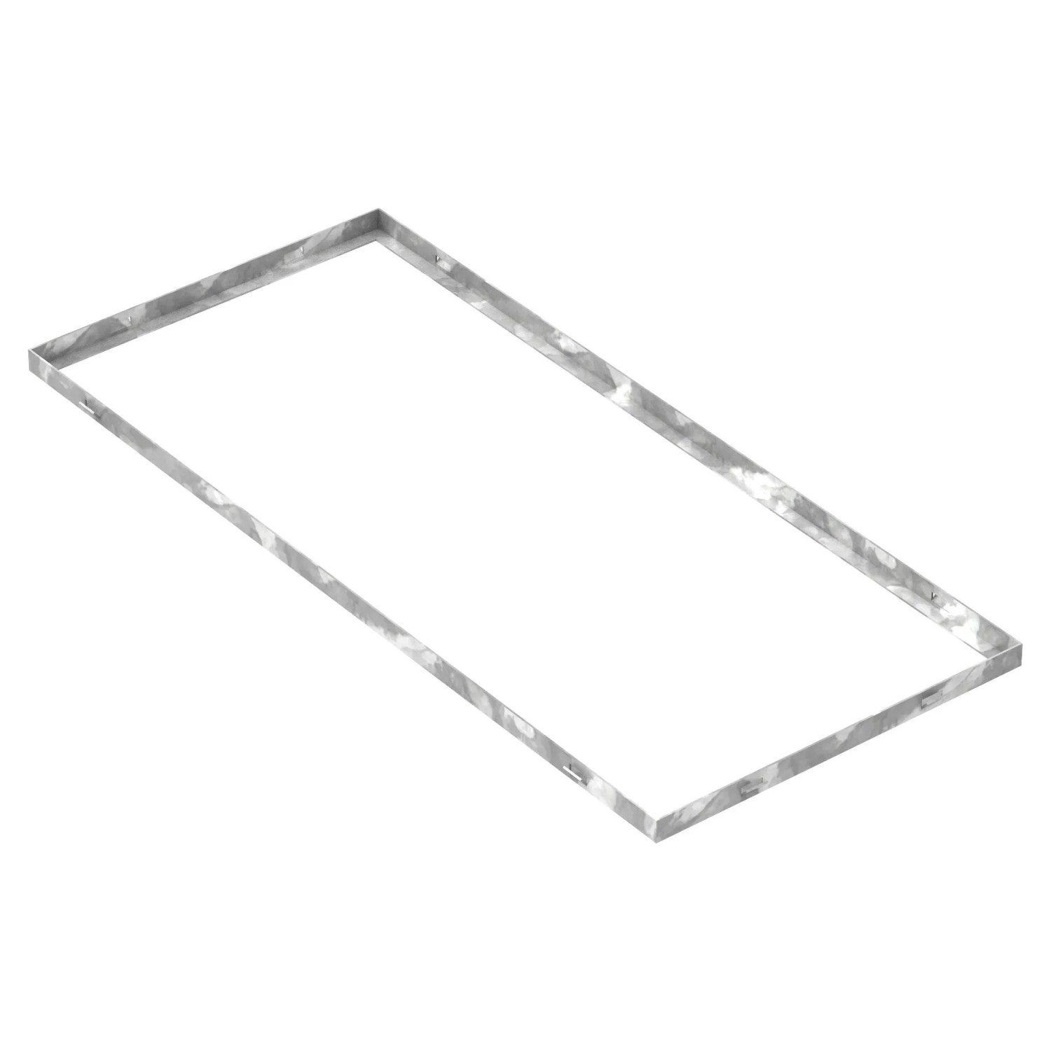 FeNau Zarge Maße 400x900x23 mm Für Rosthöhe 20 mm Aus S235JR St37-2 Bandverzinkt