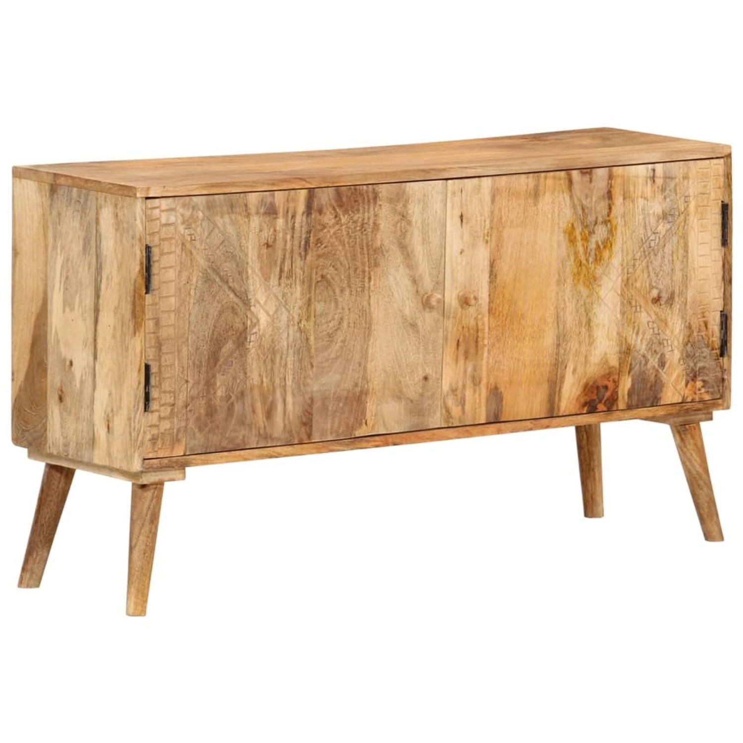 vidaXL Sideboard Mango Massivholz 110x30x60 cm 246145 günstig online kaufen