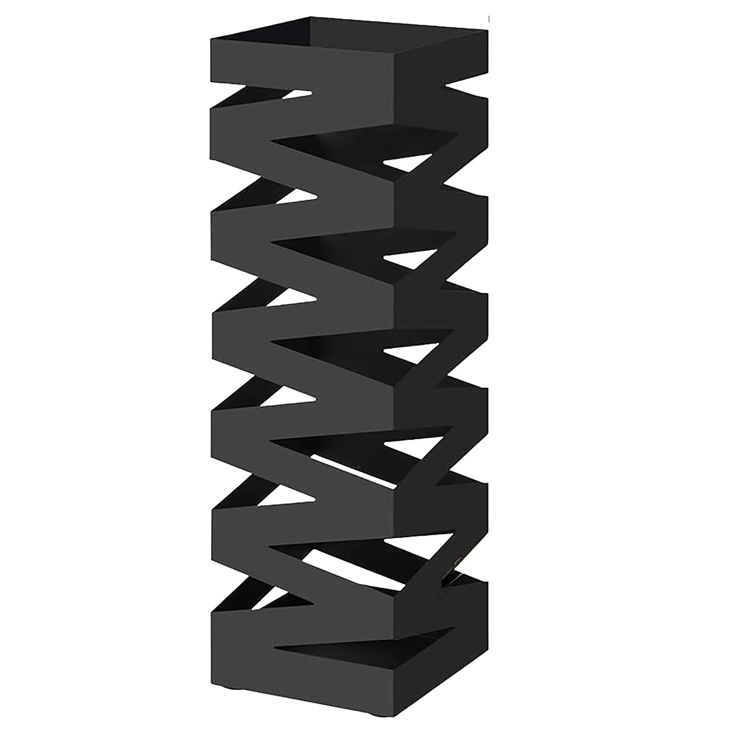 Songmics Schirmständer Patsy Metall Quadratisch Schwarz günstig online kaufen