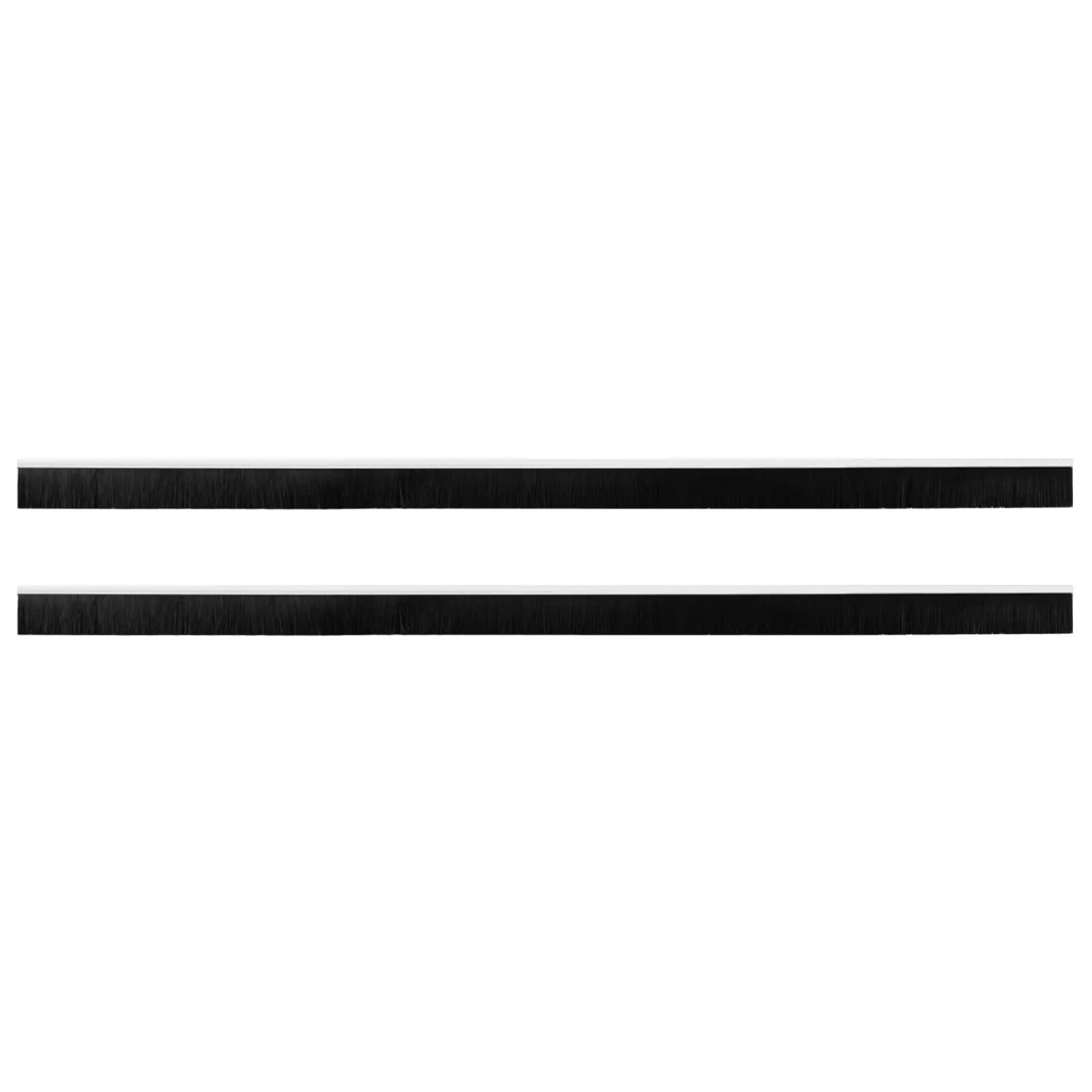 vidaXL Selbstklebende Türbürstendichtungen 2 Stk Weiß 100 cm 42019522