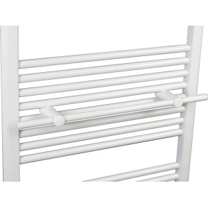 Ximax Handtuchstange, gerade, weiß, 570 mm, für Badheizkörper.