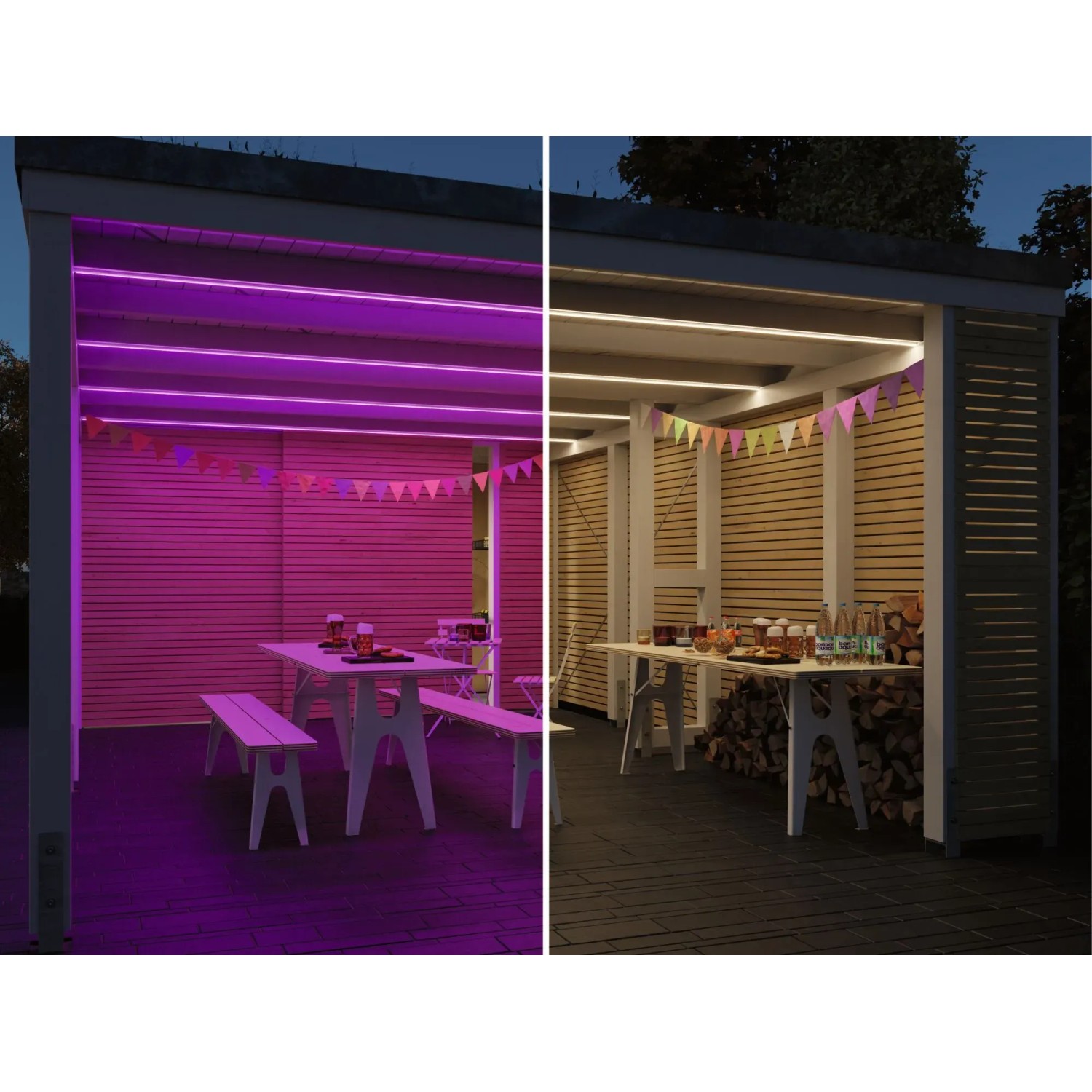 Paulmann Verlängerungskabel für SimpLED Outdoor LED-Streifen, 2,5m, schwarz, zur flexiblen Erweiterung des Systems.