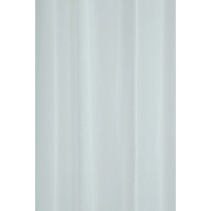 Halbtransparenter, weißer Fenstervorhang Faria mit verdeckten Schlaufen. Sichtschutz und Dekoration für Fenster.