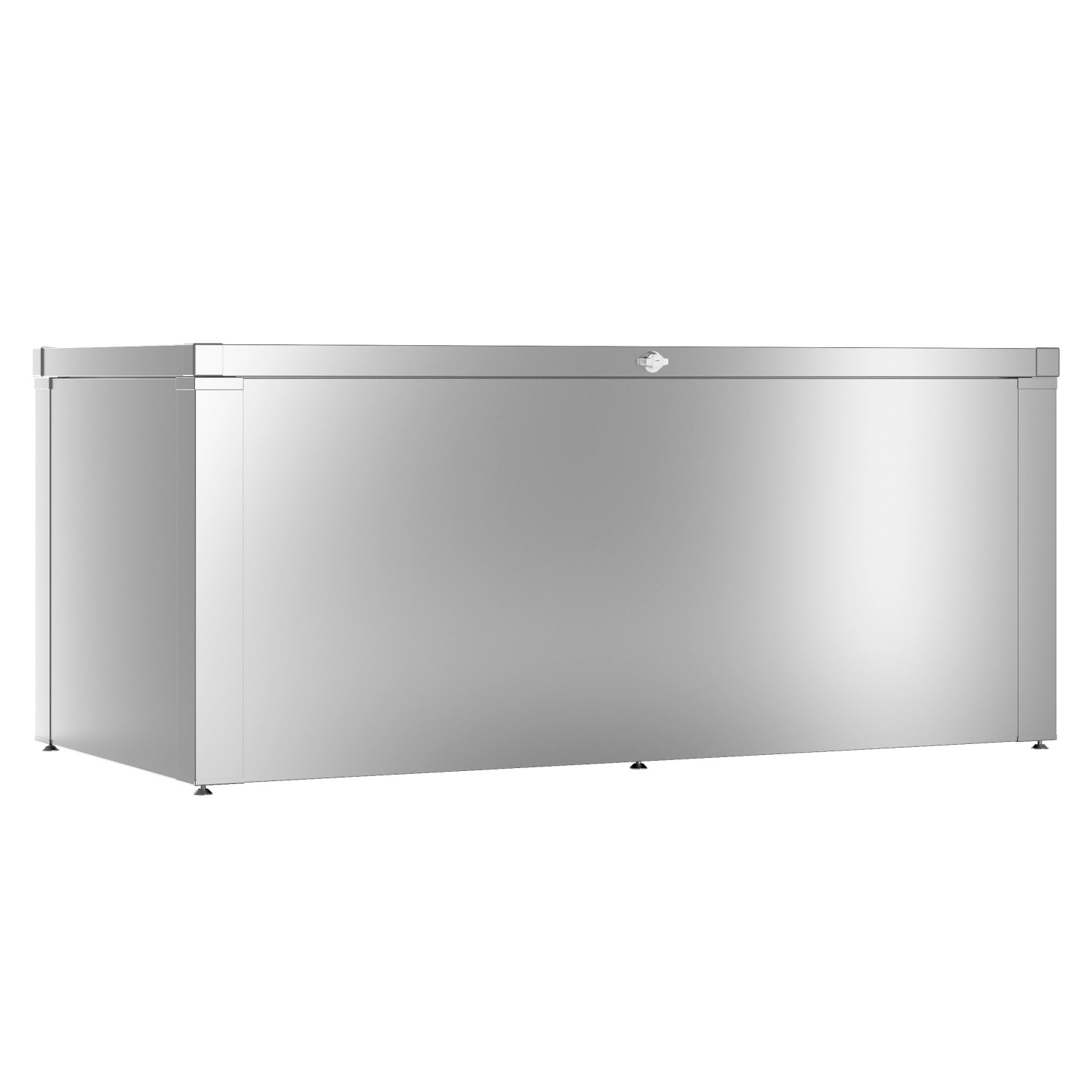 Guardi Gartenbox 68,2 cm x 159 cm x 76,5 cm Silber Metallic günstig online kaufen