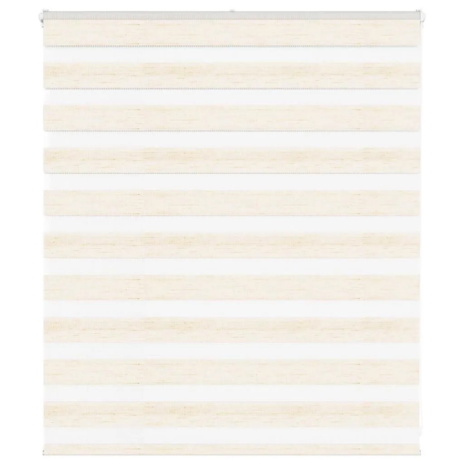 vidaXL Doppelrollo Marmorbeige 135x100cm Stoffbreite 130,9 cm Polyester 4014632