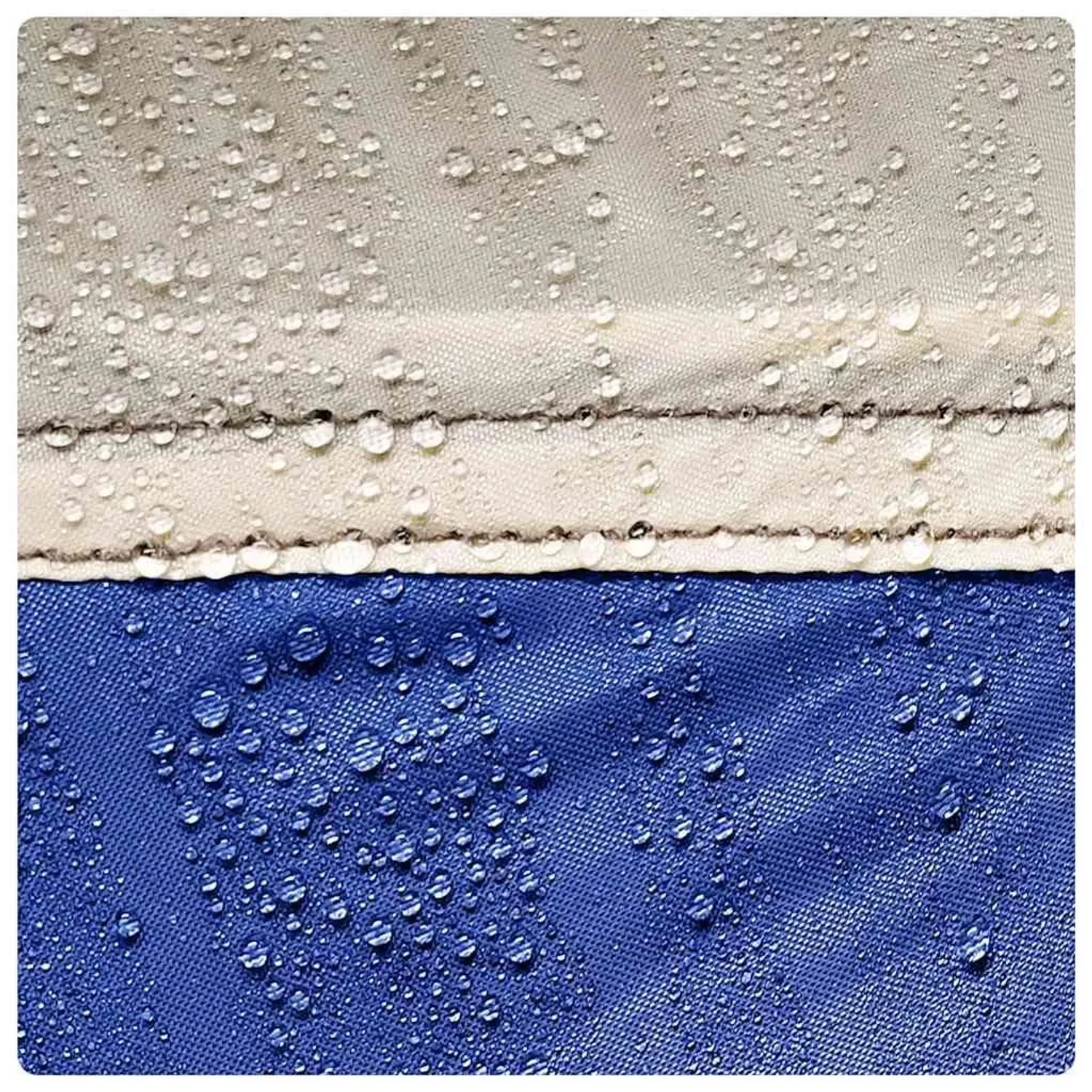 vidaXL Poolzelt mit Abnehmbarem Überzelt Netzwänden Azurblau 510x510cm 4100634_12