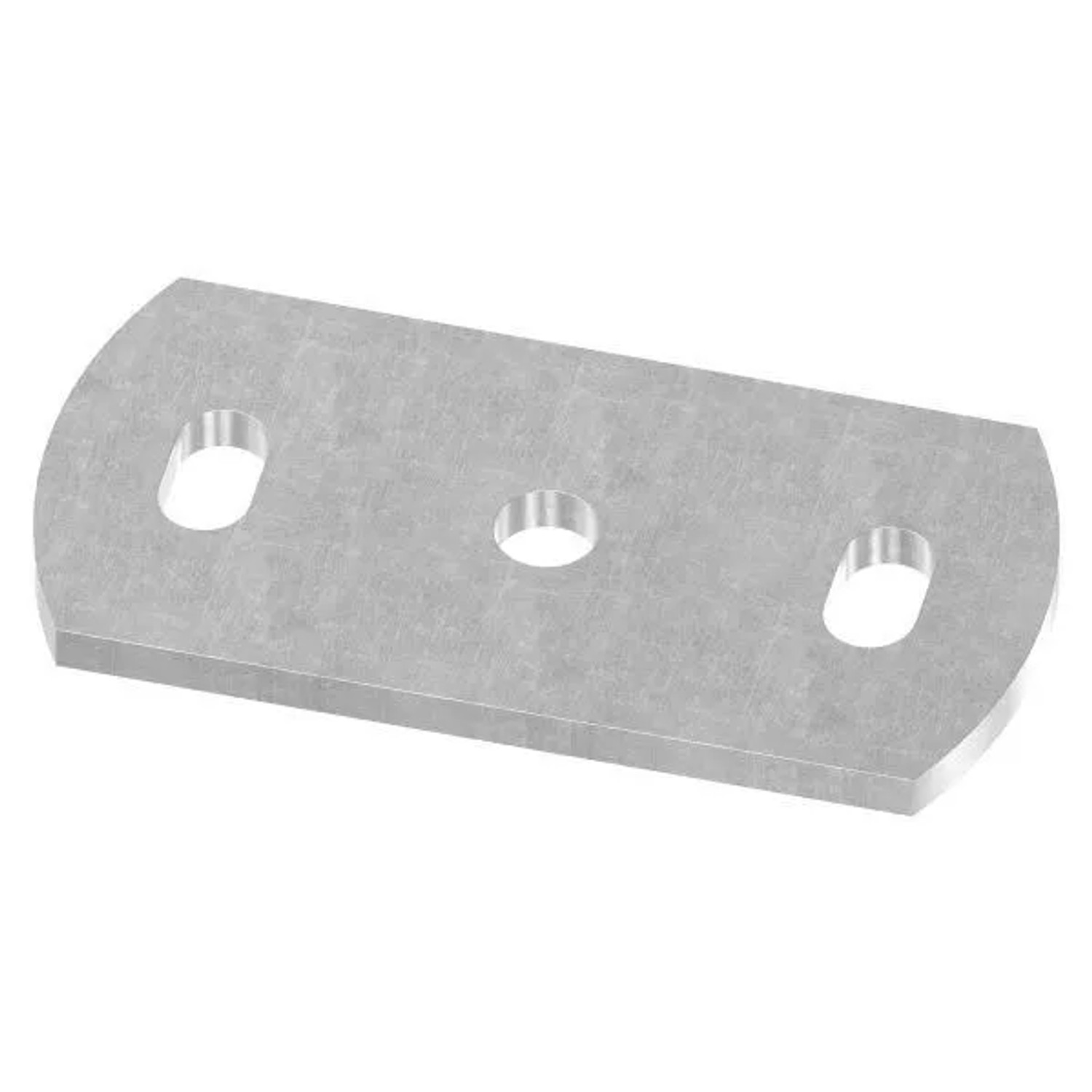 FeNau Ankerplatte 120x60x6 mm 3 Bohrungen Stahl Roh