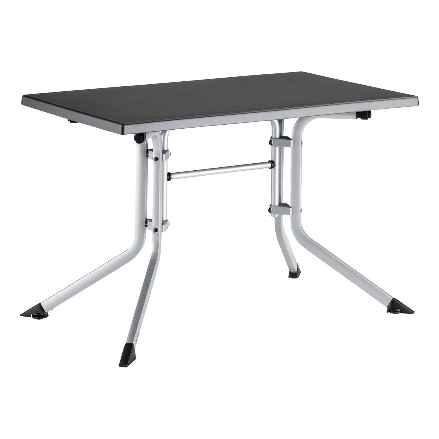 Kettler Klapptisch Kunststoff Silber-Anthrazit 70 cm x 115 cm