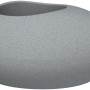 Scheurich Pflanzgefäß Flow, 48x38 cm, Stony Grey. Blumentopf aus frostsicherem Kunststoff für den Außenbereich.