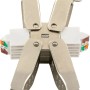 Schwaiger CAT 6A Keystone Verbinder mit Zinkdruckgussgehäuse für Netzwerktechnik.
