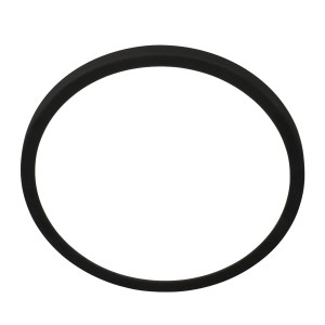 Schwarze, runde Briloner LED-Deckenleuchte Kada, ultraflach, Ø 29,5 cm.