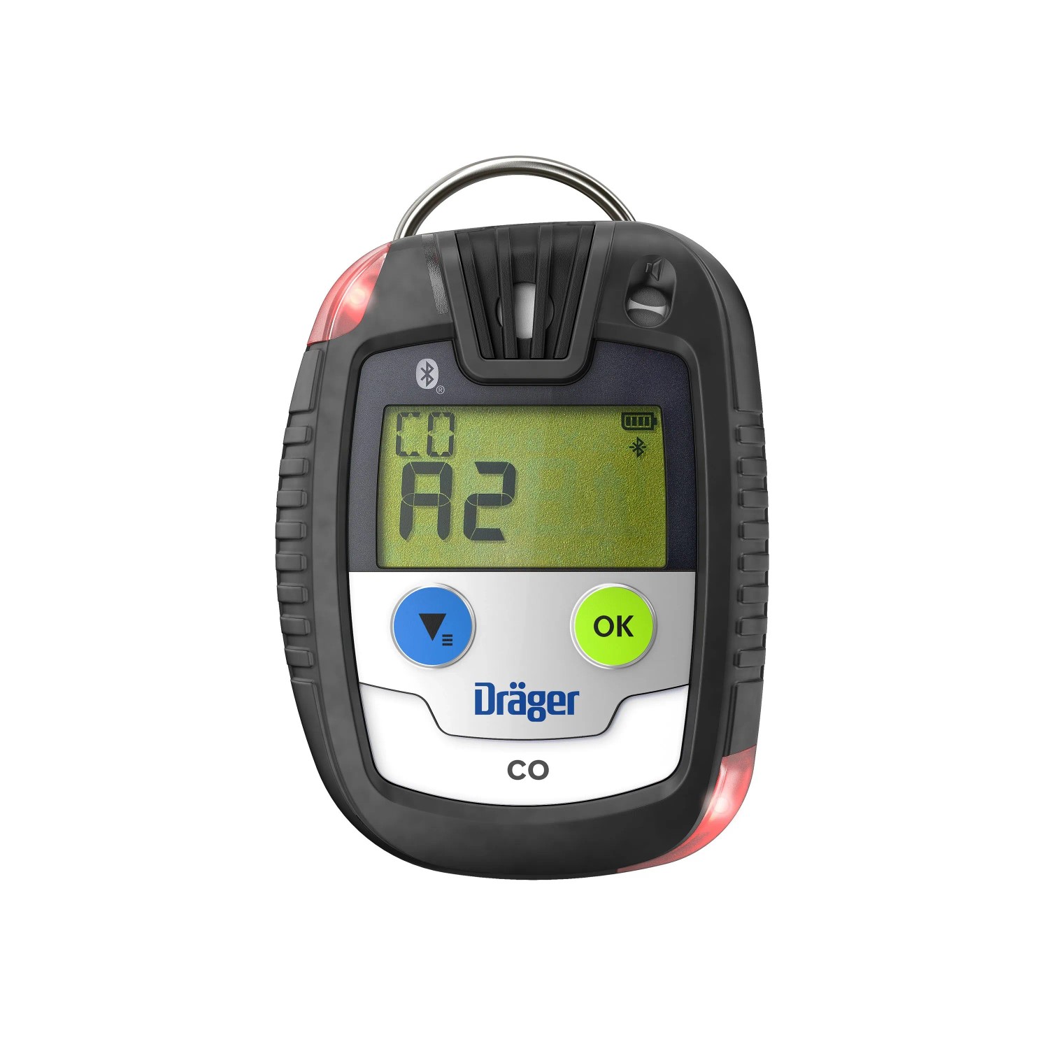 Dräger Pac 6500 für Kohlenstoffmonoxid für Feuerwehranwendungen CO Schwarz