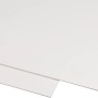 Weiße Kunststoffplatte "Guttagliss Hobbycolor" 50x150cm, ideal für Bastelarbeiten und Modellbau.