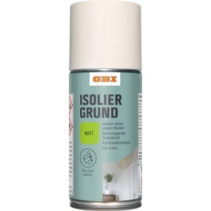 OBI Isolier-Grundierung Spray, weiß matt, 150ml. Grundier-Spray für Innenräume.
