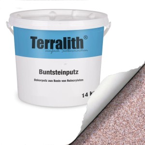 Terralith Buntsteinputz Mosaikputz 1mm 14 kg BSP1059 Braun