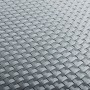 Detailaufnahme des hellgrauen NYVI Balkon Sichtschutz aus Polyrattan.