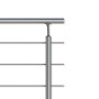 Detailaufnahme Dolle Geländer-Komplettset 150cm, Aluminium, Wandmontage.