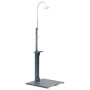 vidaXL Gartendusche Holz Anthrazit 48208
