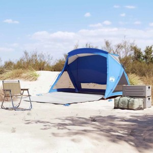 vidaXL Strandzelt 2 Personen Azurblau Wasserdicht 4009578