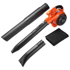 Wiltec 3In1 Laubbläser Laubsauger Häcksler 1Ps Benzin Gartenhäcksler Laubgebläse