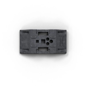 Schake TL-Fußplatte K1, 28 kg, für Baustellenabsperrung und Verkehrssicherung.