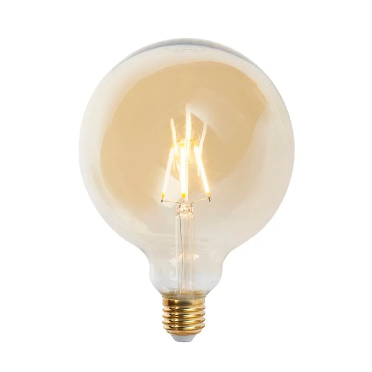 LUEDD E27 Dimmbare LED Glühlampe G125 Goldline 5W 450,m 2200K