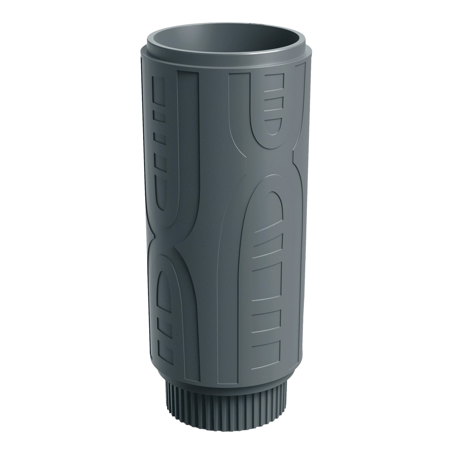 Prosperplast Blumentopf Folka Hoch Ø 40 cm x 90 cm Betongrau