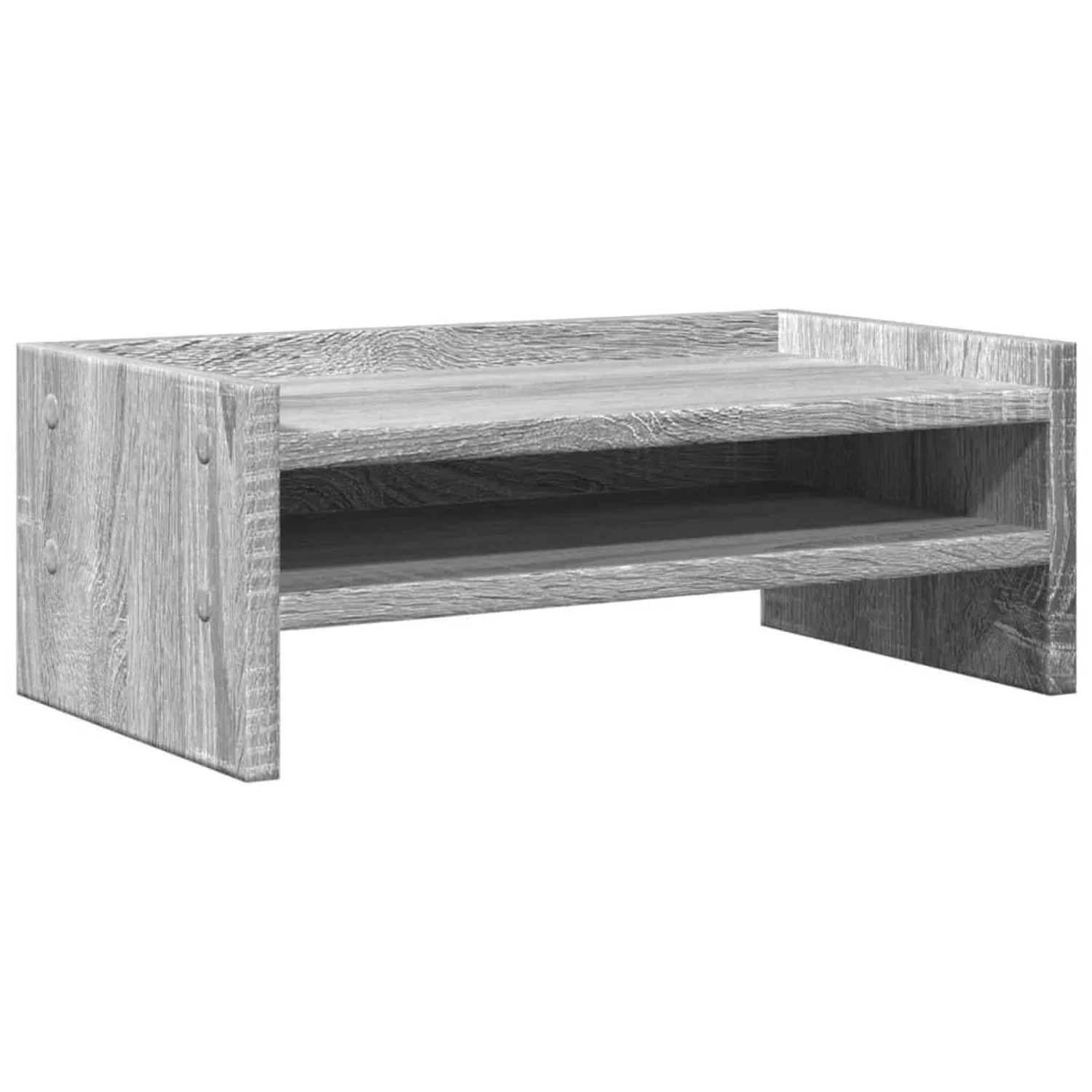 vidaXL Monitorständer Grau Sonoma 42x24x16 cm Holzwerkstoff 854720