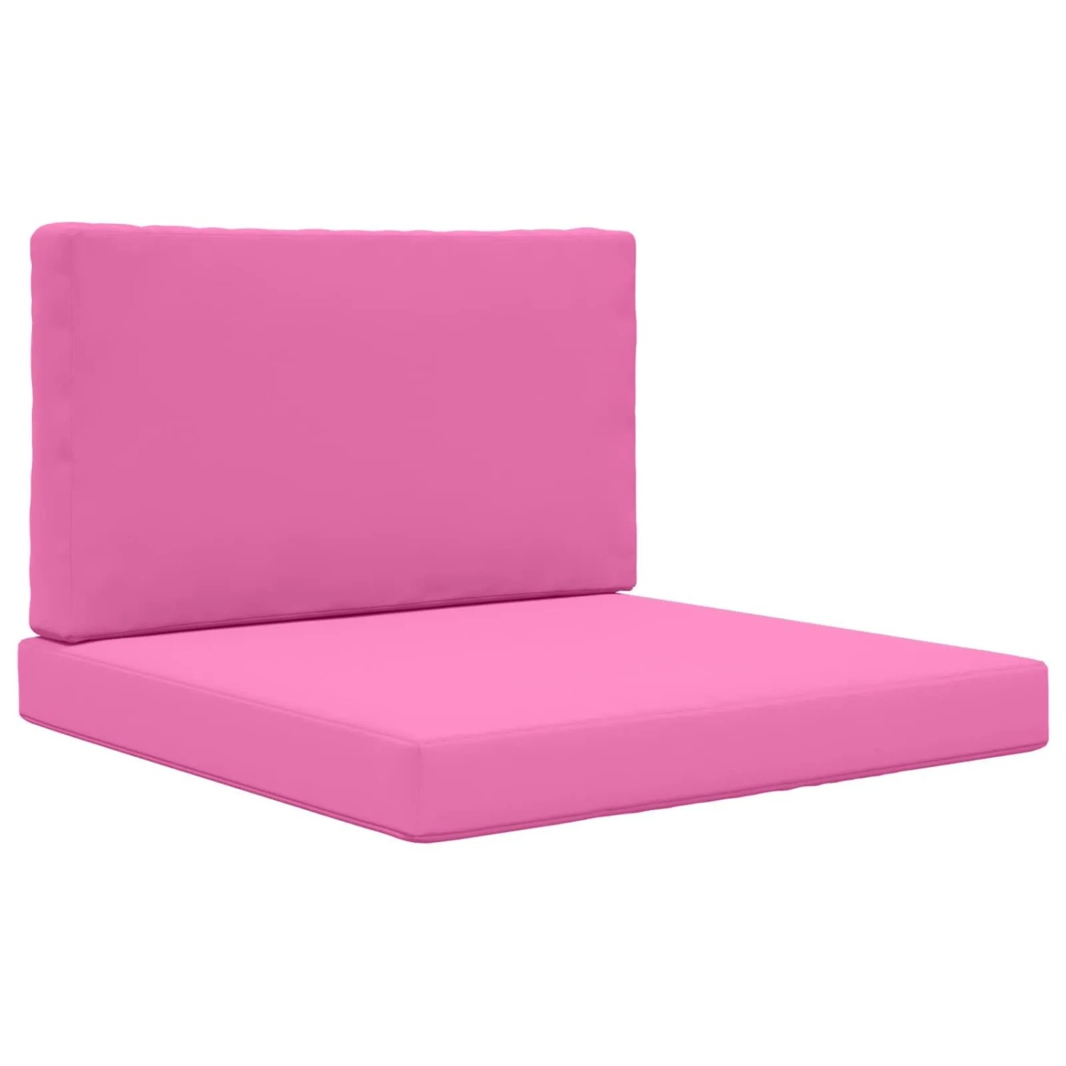 vidaXL Sofakissen für Draußen 2-Tlg Rosa Polyester 900844