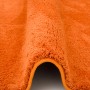 Detailansicht: Hochflor Teppich Silky Orange, super soft, 120x170cm.